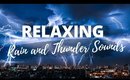 RAIN AND THUNDER SOUNDS FOR DEEP SLEEP | [thunder and lighting sounds] ⚡⚡