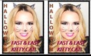 Kitty Cat, How To Halloween Makeup Tutorial!
