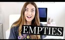 EMPTIES (Products I've Used Up!) | Kendra Atkins