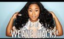 WEAVE TIPS YOU NEED TO KNOW! Ft Sugar Virgin Hair!