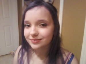 i did her hair and makeup for a party i wish i had before and after pics