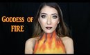 Goddess of Fire Halloween Makeup Tutorial