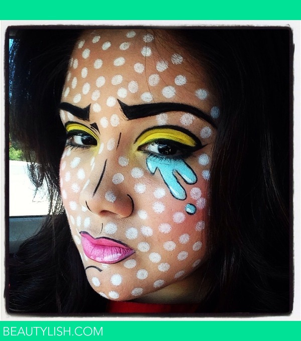 Pop art makeup Halloween | Valerie C.'s Photo | Beautylish