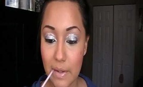 Makeup Tutorial- MAC 3D Silver Glitter