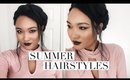 7 Hairstyles To Wear When It’s Hot AF Outside!!!