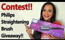 Contest!! Philips Straightening Brush Giveaway !!