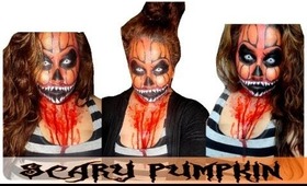 Scary Pumpkin Halloween Makeup 2013