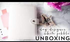 Day Designer White Pebble Planner Unboxing, First Impression and Review