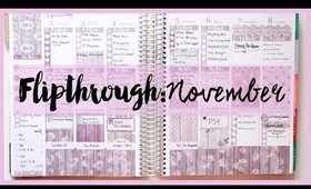 Flipthrough: November Planner Tour | Grace Go