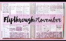 Flipthrough: November Planner Tour | Grace Go