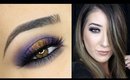 Purple and Gold Smokey Eye Makeup Tutorial | Anastasia Beverly Hills Self-Made Palette