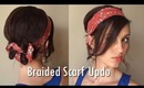 Creative Hairstyles: Braided Scarf Summer Updo