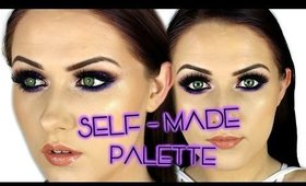 Anastasia Beverly Hills Self Made Palette Purple Smokey Eyes Tutorial