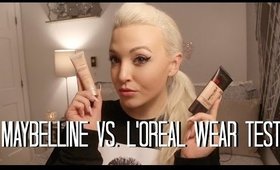 Drugstore Foundation Test | Maybelline Dream Velvet vs. L'Oreal Infallible Pro-Matte