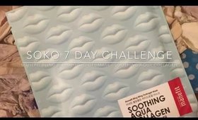 Soko 7 Day Challenge: Day , MANEFIT BLING BLING HYDRO GEL MASK - SOOTHING AQUA COLLAGEN