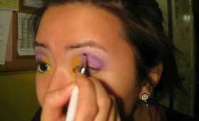 Cutting the crease with Dame Edna tutorial pt 1