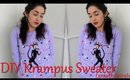 DIY Krampus Christmas Sweater {Tania & Torrin Collab}