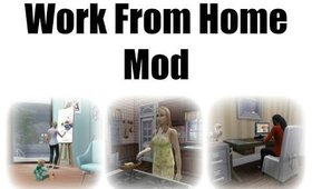 TS4 Work From Home Mod Review Tutorial