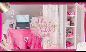 Building a Desk, Styling My Shelf & Hitting 500 Subs // Weekly Vlog (Ep. 13) | fashionxfairytale