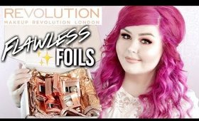 Makeup Revolution Flawless Eye Foils | How To + Swatches