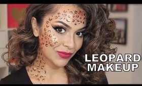 Easy Last Minute Halloween Look - Leopard Makeup - TrinaDuhra