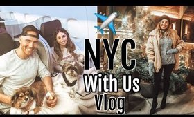 NYC DAY 1 VLOG: CHRISTMAS EVE 2018