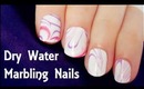 Dry Water Marbling Nails (No Mess)
