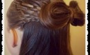 Woven Half Up Hairstyle With Hair Bow, Hair4myprincess