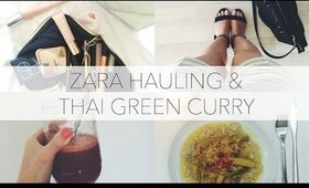 Zara Hauling & Thai Green Curry | #JessicaVlogsJuly