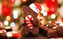 Christmas Hugging Bear Decorated Cookies