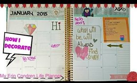 How I Decorate My Erin Condren Life Planner