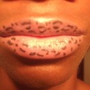 Cheetah Print Lips