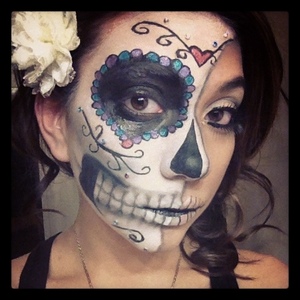 Half sugar skull:)