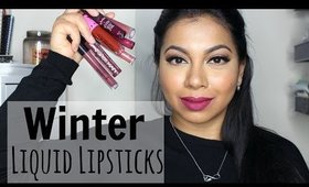 Winter Liquid Lipsticks for Indian/Brown/Tan/Dark Skin + Lip Swatches | MissBeautyAdikt