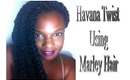 Natural Hair: Havana/Marley Twist using Janet Collection Noir Afro Marley Hair
