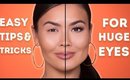HOW TO MAKE YOUR EYES LOOK BIGGER | Maryam