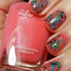 Zoya Summer Splatter Nails