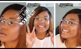 Fast Lace Wig Application for BEGINNERS  Fea. My First Wig