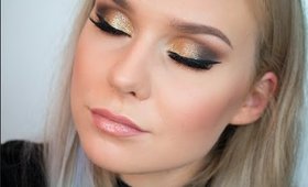 NEW YEARS EVE TUTORIAL COLLAB / GOLD GLITTER / AGNES LOVISE