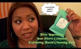 FIRST IMPRESSION: JEAN PIERRE FACIAL CLEANSING PADS