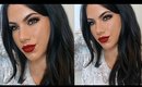 Bronze Eyes / Red Matte Lips | Holiday Makeup Tutorial