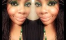 St. Patrick's Day Look: Green with Glitter ft. bh cosmetics