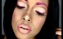 Hot Pink Wing Eyeliner -Makeup Tutorial