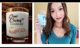One Carat Candles Review and Giveaway - Day At The Beach