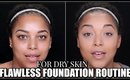 100% FULL DRUGSTORE Foundation Routine for NORMAL to DRY SKIN || MelissaQ