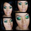 LOTD: Jamaican! Request from my sister to do a Jamaican look and this is what I did.