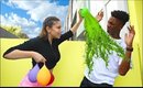 Slime Water Balloon PRANK On My Boyfriend!
