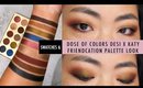 Dose of Colors Desi X Katy Friendcation palette look on asian monolid eyes + SWATCHES