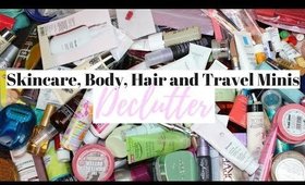 Decluttering Skincare, Bodycare, Hair Products and Travel Toiletries
