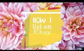 How I List On Ebay | Listing, Leaving Mercari, Disney, and More!